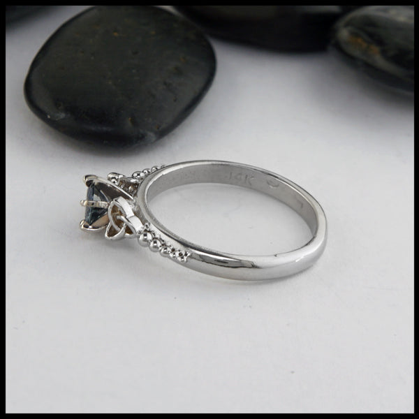 Trinity Knot Montana Sapphire Ring
