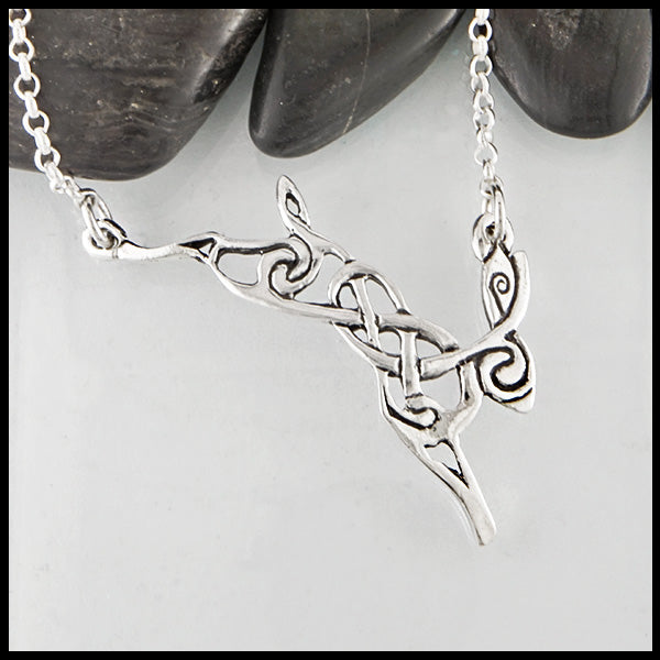 celtic hare necklace by Walker Metalsmiths Celtic Jewelry