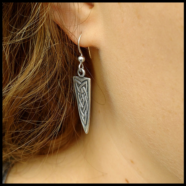 Silver Dagger earrings