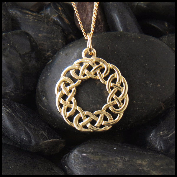 Lover's Knot pendant in 14K Yellow, Rose or White Gold