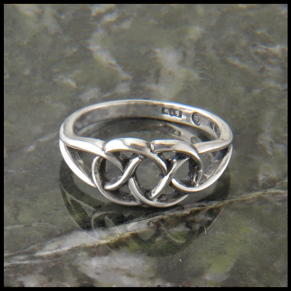 Josephine's Knot, Lover's Knot, Ring in Sterling Silver