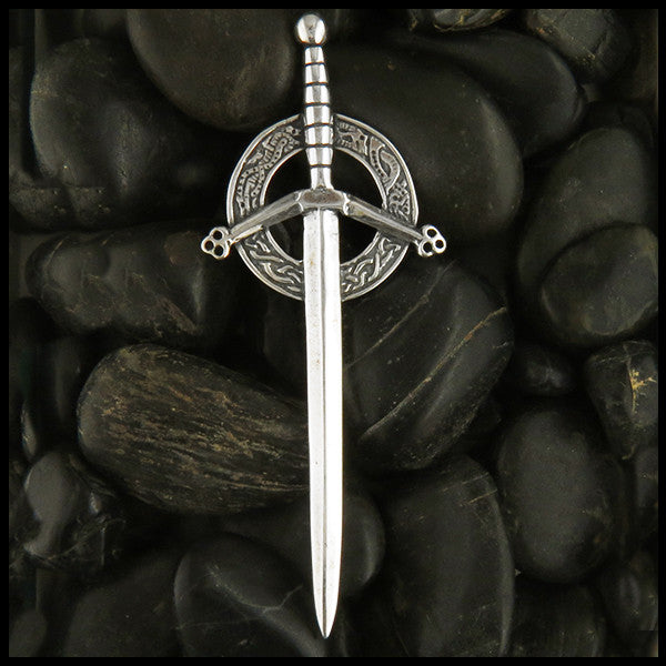 Sword Kilt Pin in Bronze and Sterling Silver, Sterling Silver, Bronze, Sword Kilt Pin, JM2, John McHenry,  Hilt