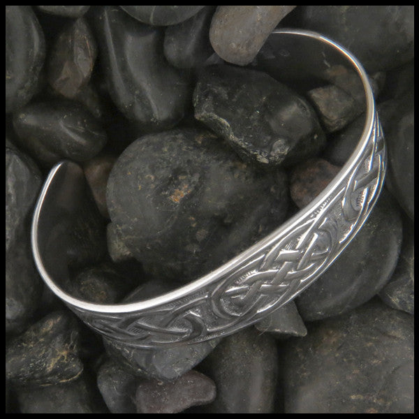 Sterling Silver Celtic cuff bracelet