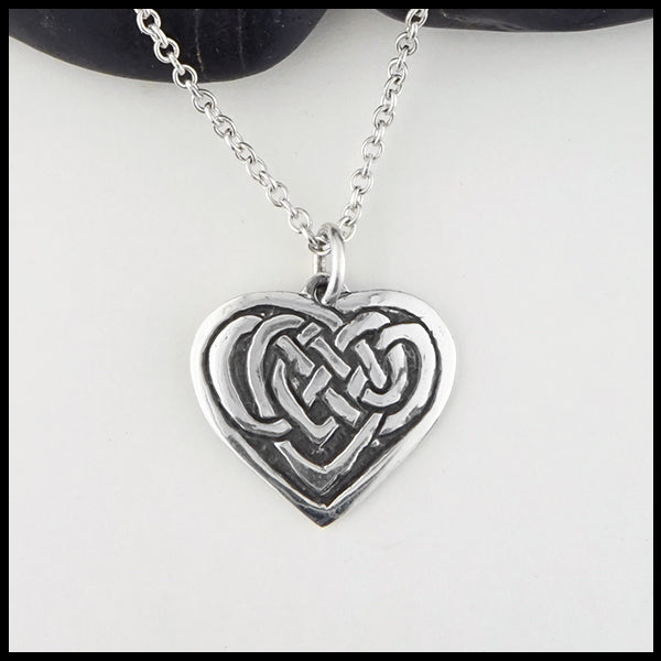 "My heart is yours." Personalized Jeannie Heart Pendant